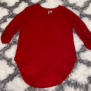 Red Cato long back top size medium